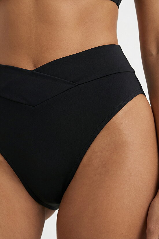 Siyah V Slip  Bikini Altı - 3