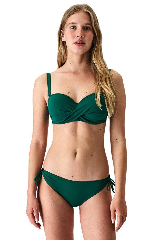 Green Beauty Shaping Bikini Top - 1