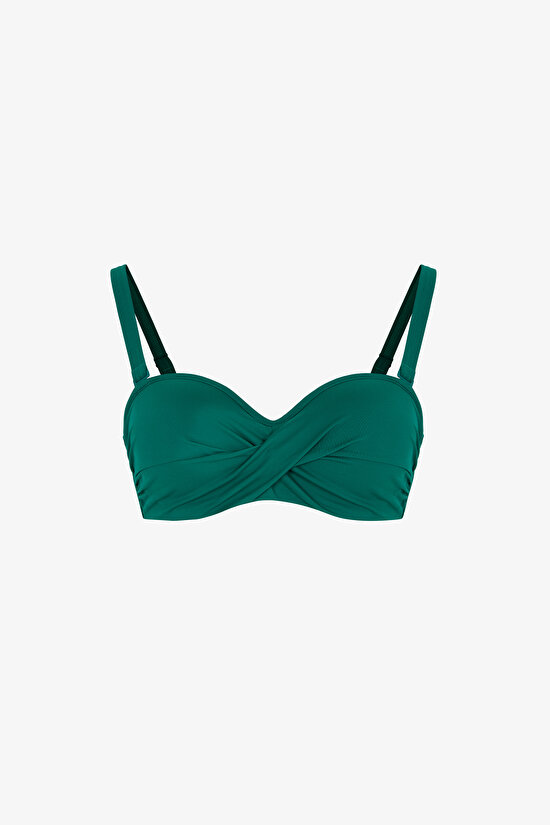 Yeşil Beauty Toparlayıcı Bikini Üstü - 7