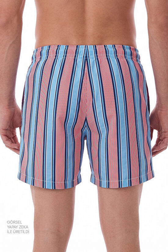 Men's Deep Sea Striped Shorts - 3