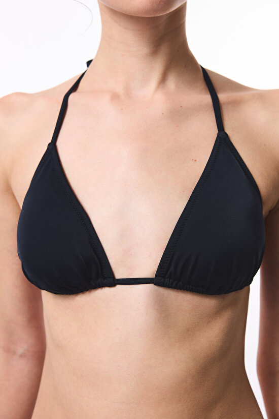 Triangle Black Bikini Top - 3