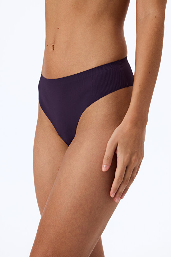 İz Bırakmaz Mor Fit Brazilian Külot - 1