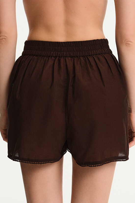 Kahverengi West Şort - 2