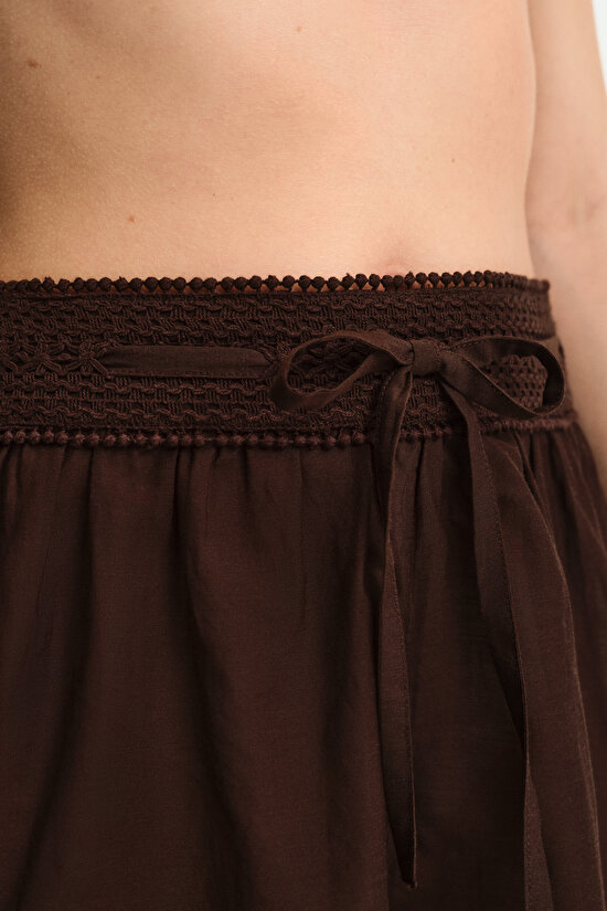 Kahverengi West Şort - 3