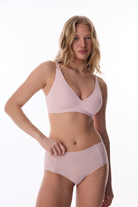 Pembe Fit Decolette Sütyen - 2