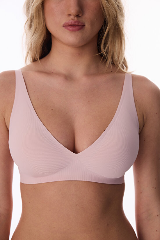 Pembe Fit Decolette Sütyen - 5
