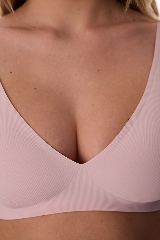Pembe Fit Decolette Sütyen - 6