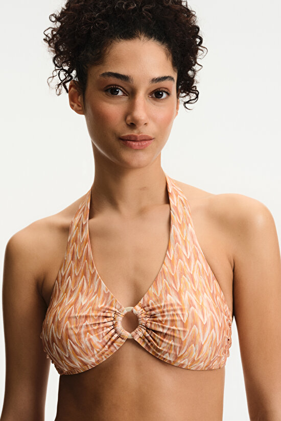 Renkli Kacie Hot Bikini Üstü - 1