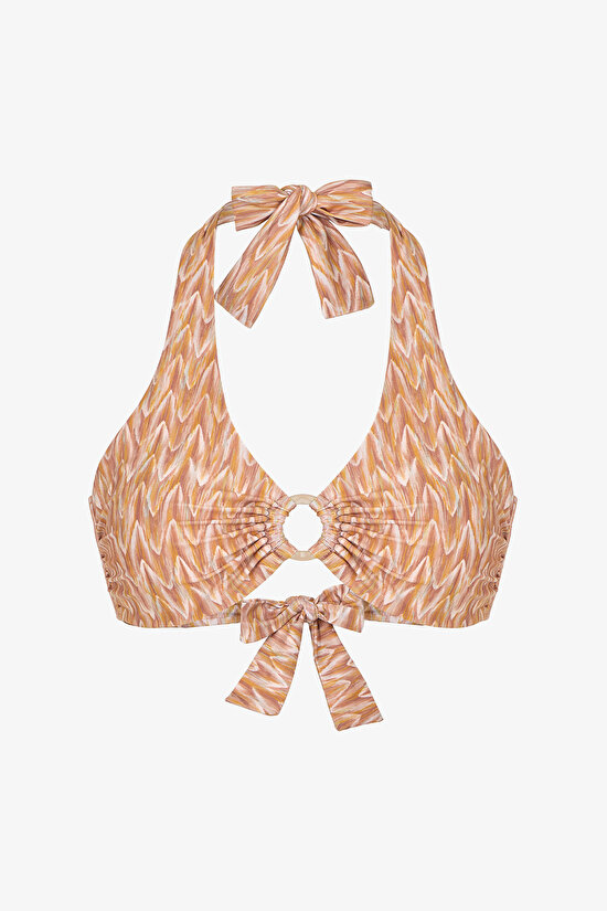 Renkli Kacie Hot Bikini Üstü - 4