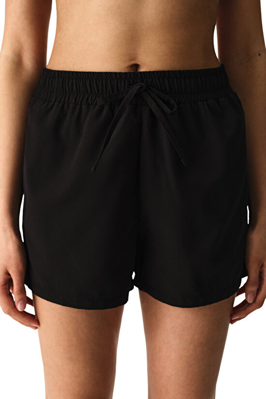 Black Trim Swim Shorts - 1