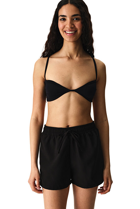 Black Trim Swim Shorts - 4