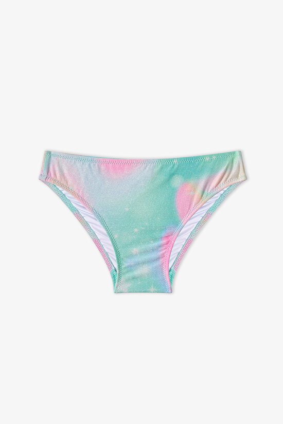 Renkli Kız Çocuk Magic Mist Bandeau Bikini Takımı - 3