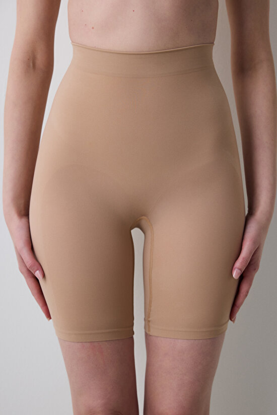 Premium Dikişsiz Seamless Push Up Şort Korse - 7