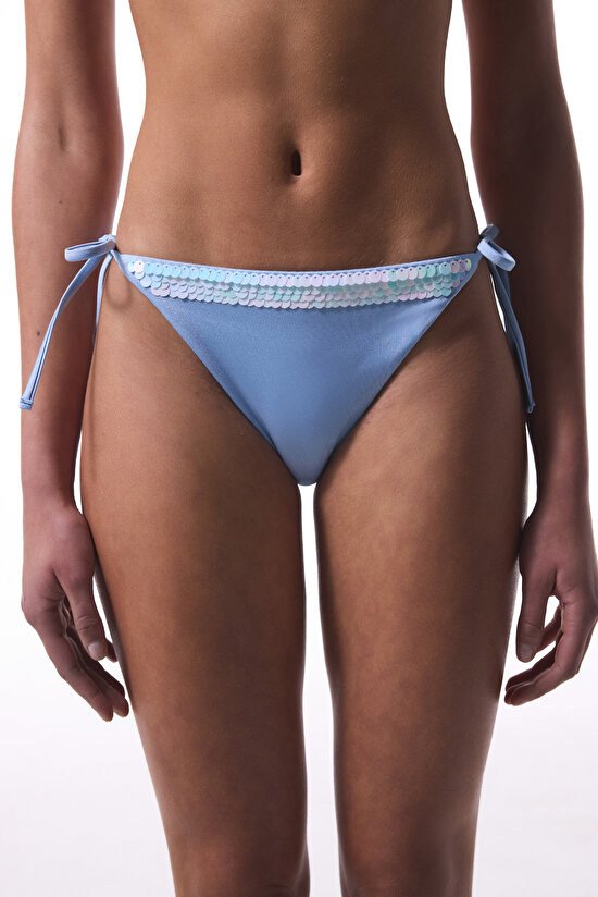 Sequin, Pullu Mavi Bikini Altı - Gamze Erçel Koleksiyonu - 1