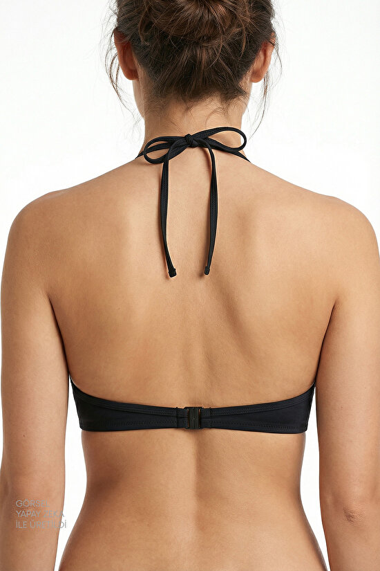 Siyah Cup Bikini Üstü - 2