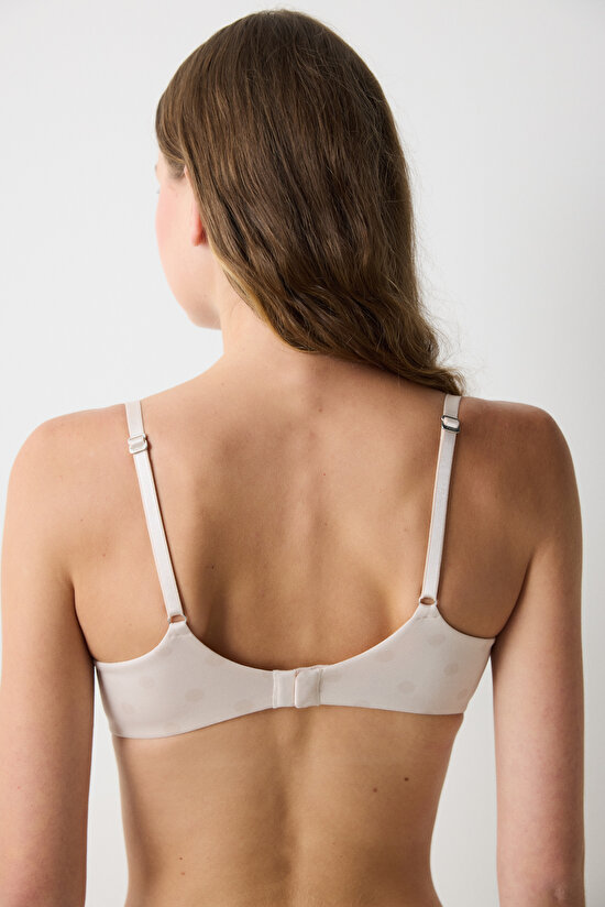 Essentials Full Cup Light Beige Bra - 4