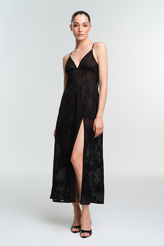 Black Amara Nightgown - 1