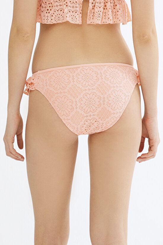 Salmon Marsilya Frill Side Bikini Bottom - 4