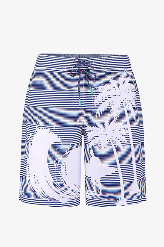 Man Navy Surf Revival Shorts - 4