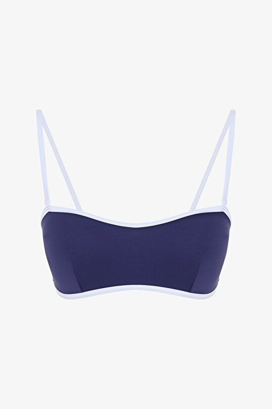 Lacivert Lacie Bandeau Bikini Üstü - 9