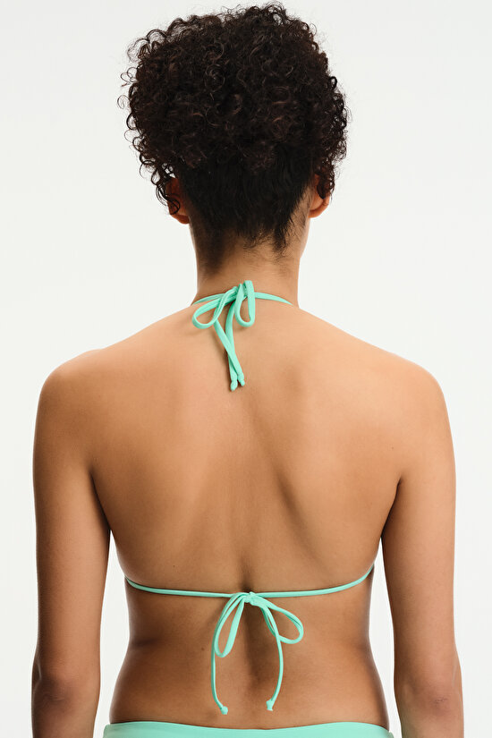 Mint Yeşili Üçgen Bikini Üstü - 2