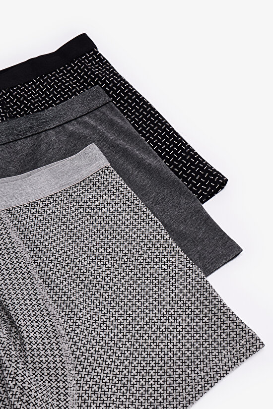 Erkek Renkli Grey Motion Çoklu Boxer - 5