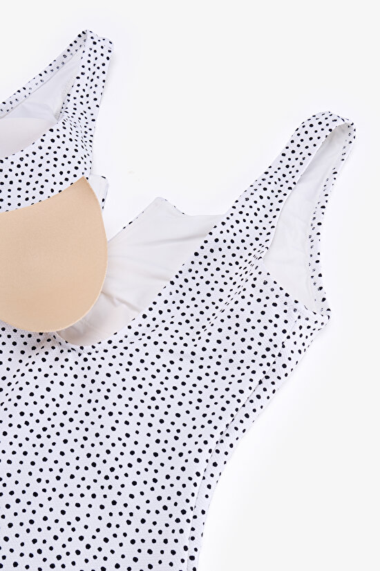 Multicolor Point V Underwire Swimsuit - 7