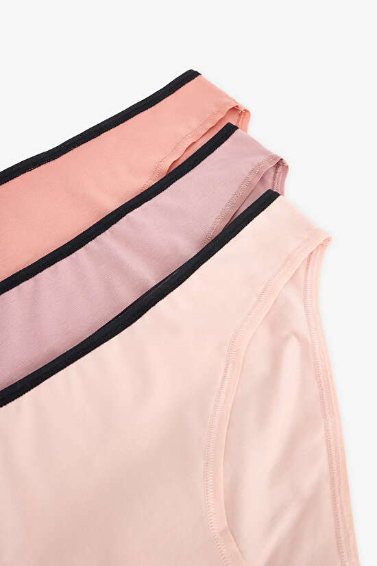 Çok Renkli Earth Tones 3lü Slip Külot - 5