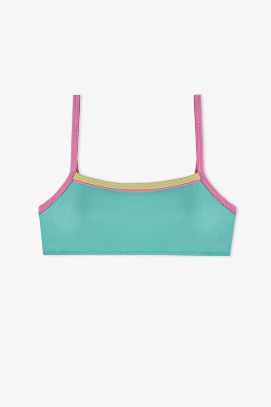 Mint Teen Candy Bandeau Bikini Set - 2