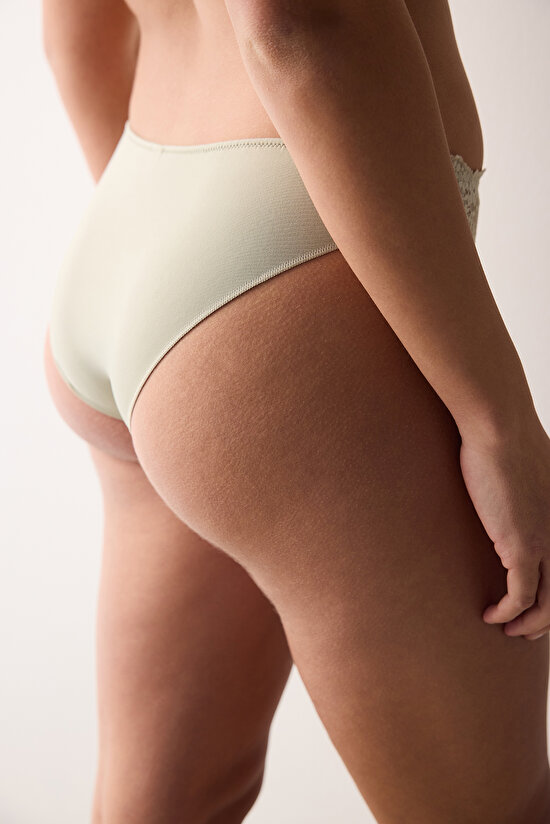Lotus Lace Açık Yeşil Slip Külot - 3