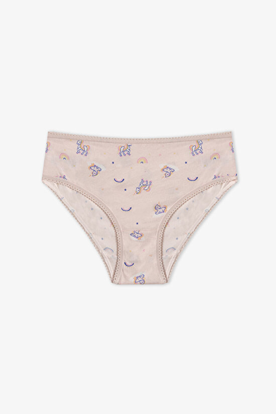 Multicolor Girls Unicorn Dream 5in1 Slip - 2
