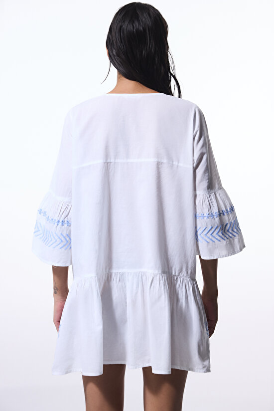 Beyaz Rudy Elbise - 3