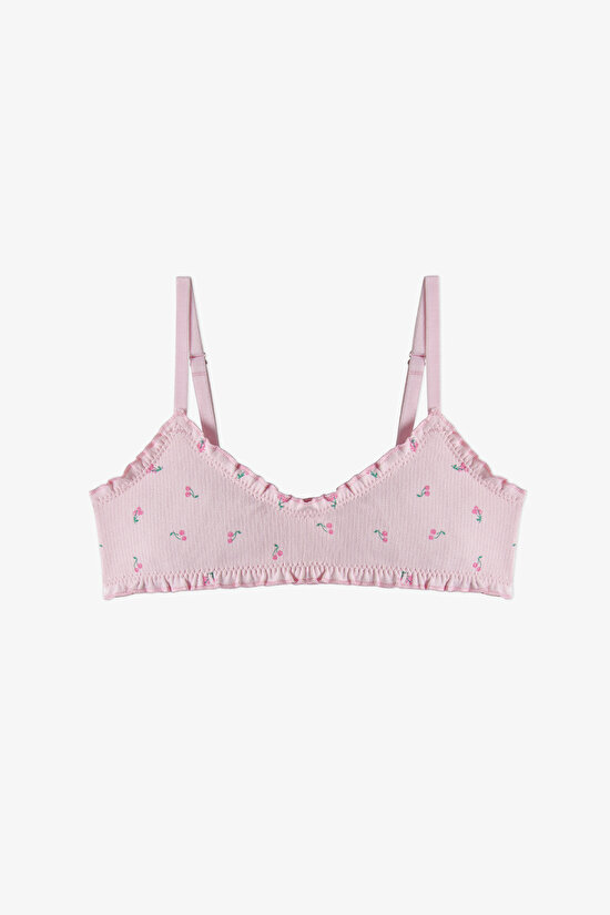 Pembe Kız Çocuk Bloosy 2'li Sütyen - 2