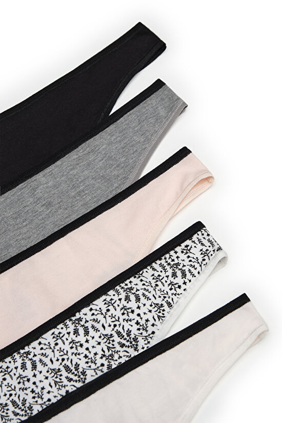 Simple Flower Pamuklu 5li Tanga Külot - 5