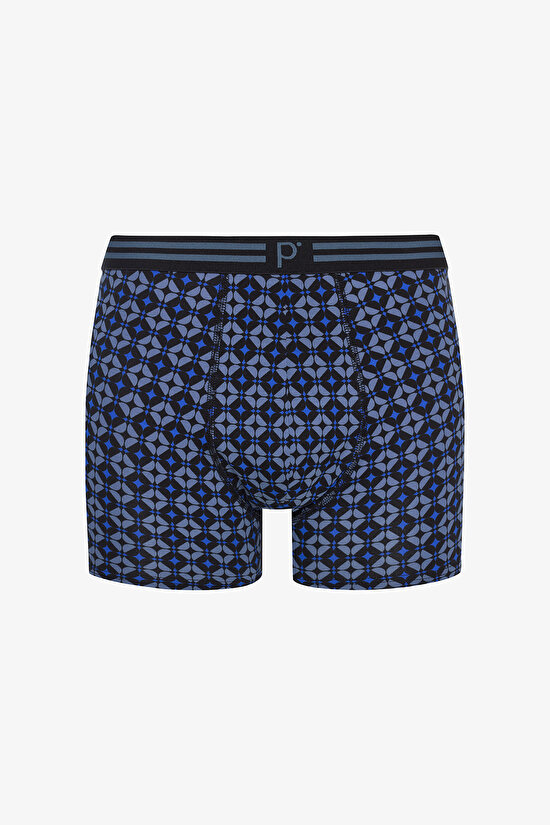 Erkek Pamuklu Circle 3lü Çok Renkli Boxer Külot - 3