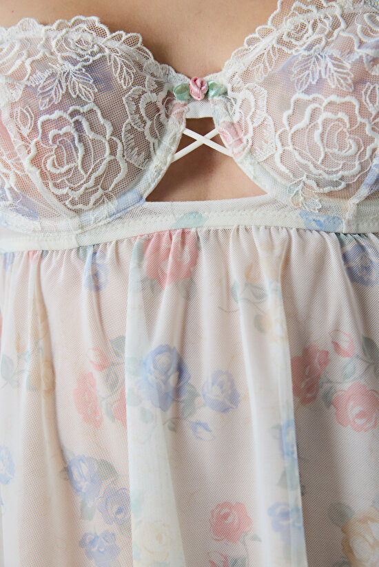 Broderie Ekru Babydoll - 3