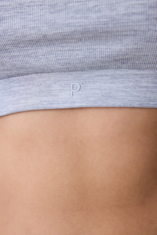 Reversible Seamless Çok Renkli Crop Üst - 4