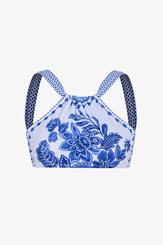 Renkli Giana Halter Bikini Üstü - 6