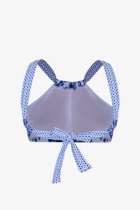 Renkli Giana Halter Bikini Üstü - 7