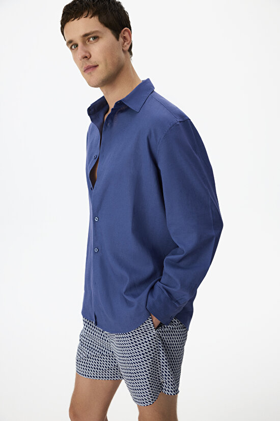 Man Navy Midnight Air Shirt - 1