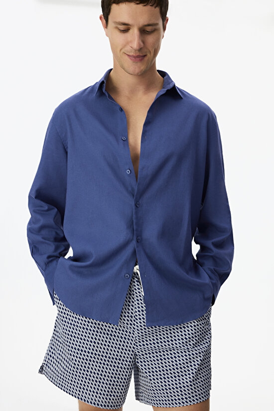 Man Navy Midnight Air Shirt - 3
