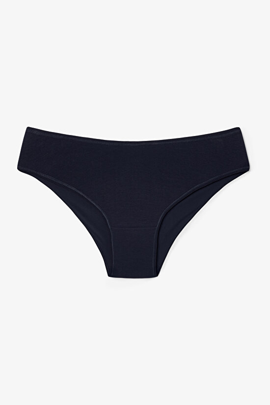 Blue Autumn Yaprak Desenli Düşük Bel 3'lü Slip Külot - 4