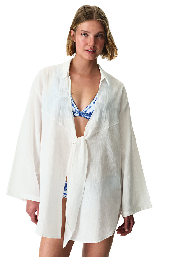 Beyaz Sienna Gömlek - 4