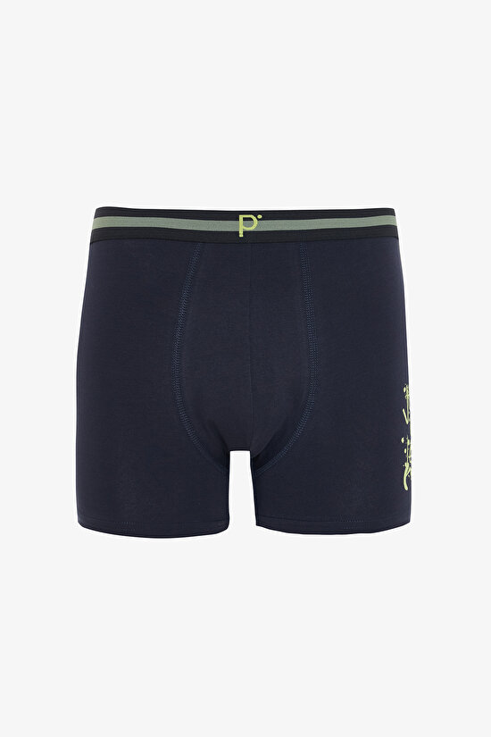 Erkek Crew Organik Geometrik Desenli 3'lü Boxer Erkek Crew Organik Geometrik Desenli 3'lü Boxer - 3
