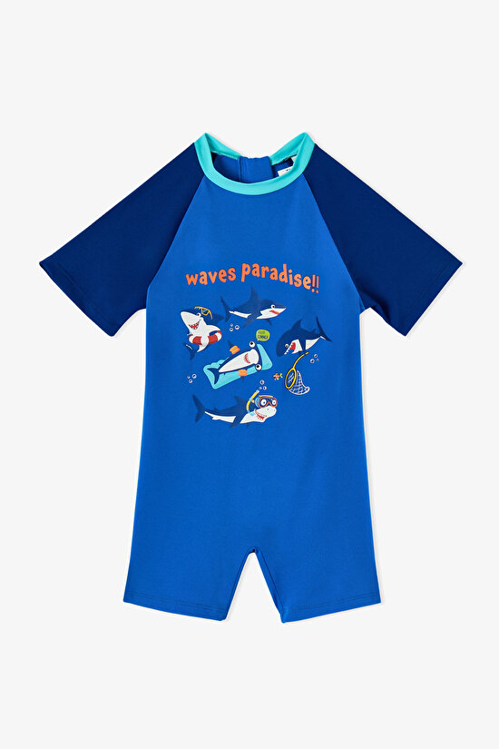 Renkli Erkek Çocuk Circus UV Mayo - 2