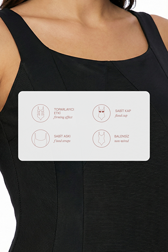 Siyah Korseli Mayo - 11