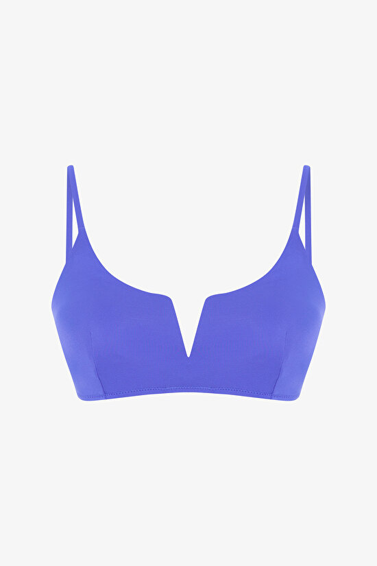 V Dark Blue Bikini Top V Dark Blue Bikini Top - 6