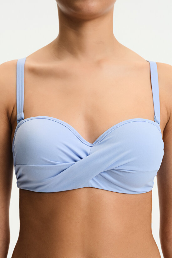 Light Blue Beauty Shaping Bikini Top - 3