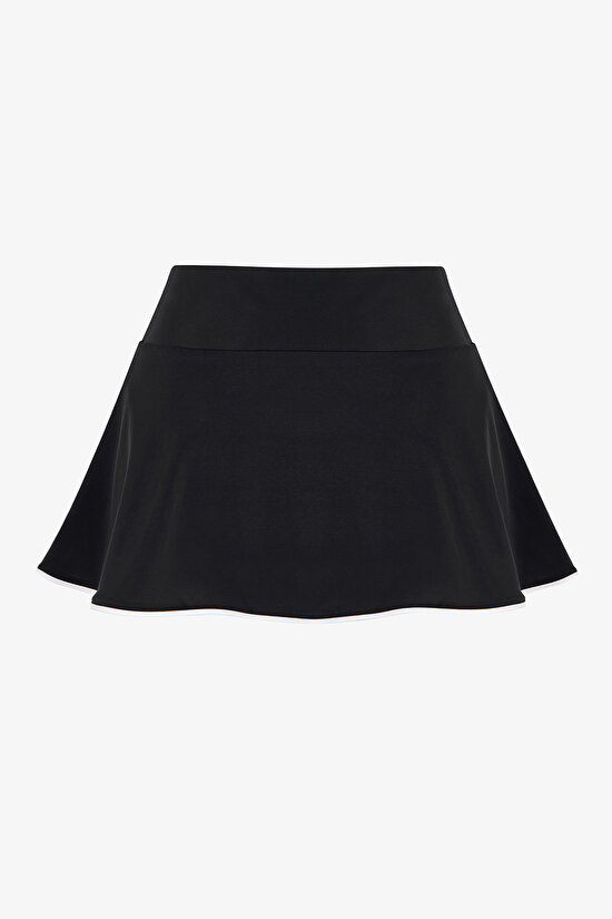 Siyah Nichole Etekli Bikini Altı - 6