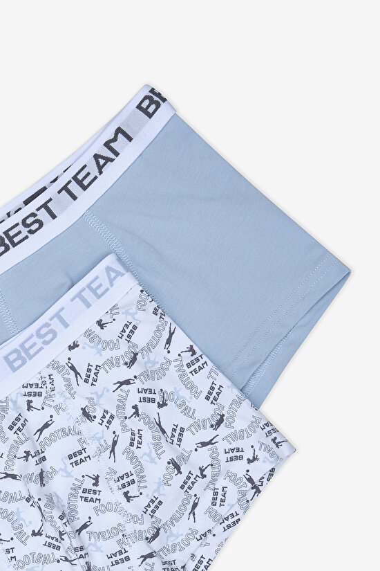 Erkek Çocuk Best Team Çok Renkli 2li Boxer - 4